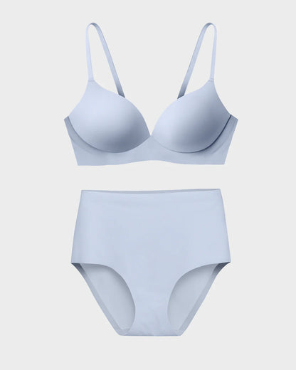 EBY Bra Bra & Panty Set (Pain Free T-Shirt Bra & High Waisted) - Zen