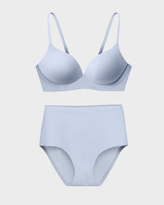 EBY Bra Bra & Panty Set (Pain Free T-Shirt Bra & High Waisted) - Zen