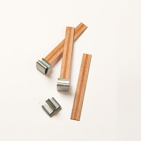 Bramble Berry Short Narrow Wooden Wick - 10 wicks (x4)