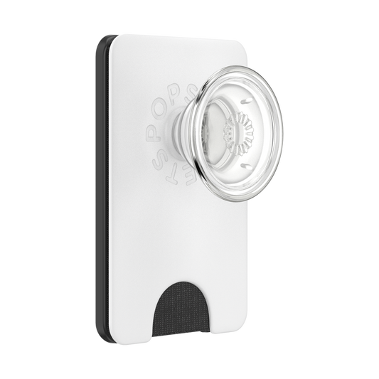 PopSockets White Clear MagSafe PopWallet+