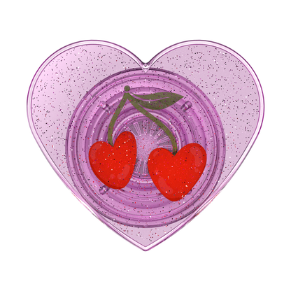PopSockets Glitter Sugar Plum Cherry Adhesive PopGrip