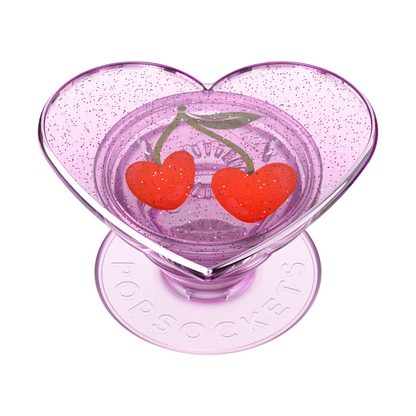 PopSockets Glitter Sugar Plum Cherry Adhesive PopGrip
