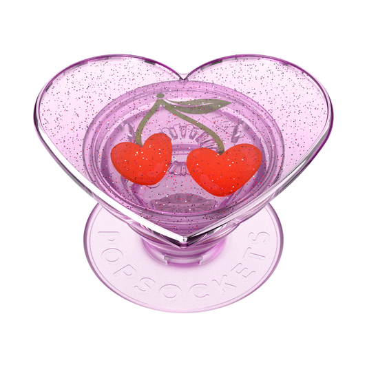 PopSockets Glitter Sugar Plum Cherry Adhesive PopGrip