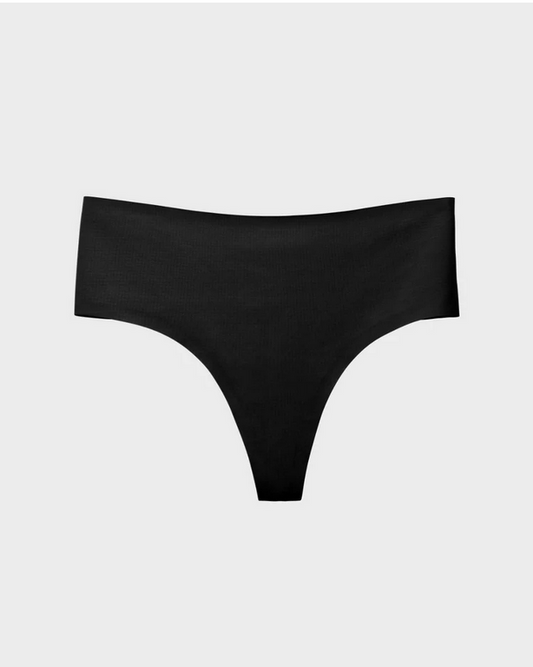 EBY Bra High Waisted Thong - Black