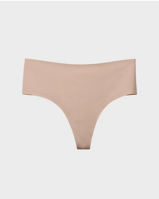 EBY Bra High Waisted Thong - Nude