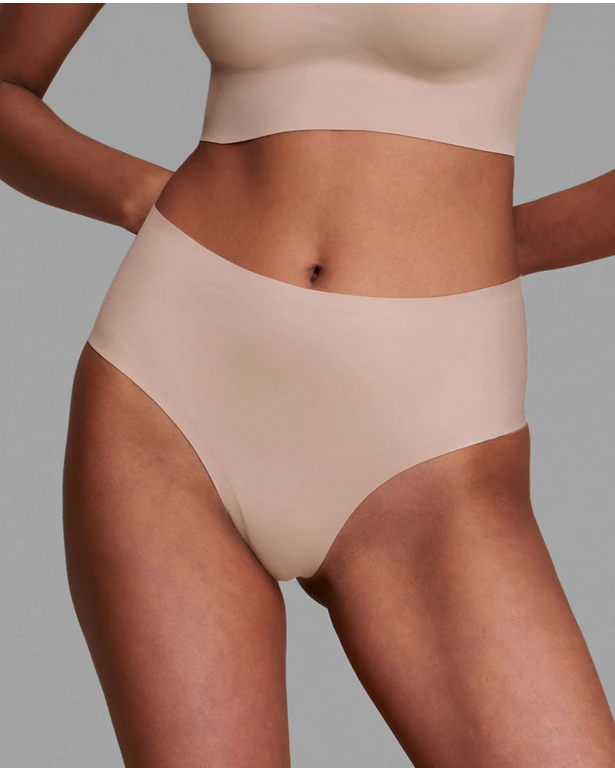 EBY Bra High Waisted Thong - Nude