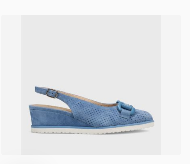 Marmi Shoes Women's Vaneli Dabry - Azure Perf Suede