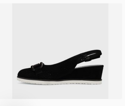 Marmi Shoes Women's Vaneli Dabry - Black Perf Suede