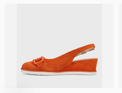 Marmi Shoes Women's Vaneli Dabry - Orange Perf Suede