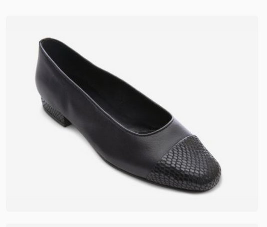 Marmi Shoes Women's Vaneli Fc-313 - Black Nappa/Black Snake Print