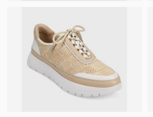 Marmi Shoes Women's Vaneli Qubi - Beige and White Tamara