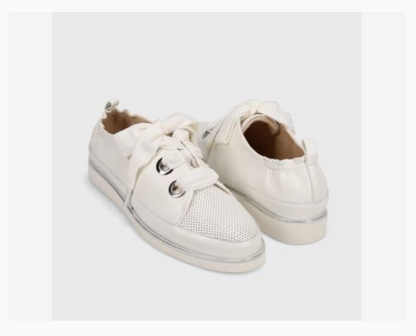 Marmi Shoes Women's Vaneli Quoin -  White Perf Nappa