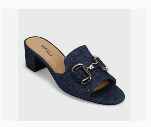 Marmi Shoes Women's Vaneli Oksana - Jeans Lino