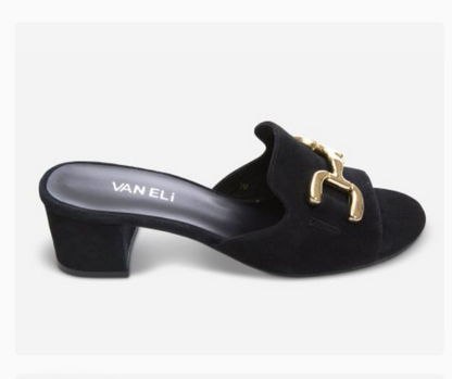 Marmi Shoes Women's Vaneli Oksana - Black Suede
