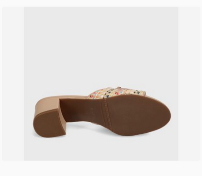Marmi Shoes Women's Vaneli Oksana - Natural Multi Holdo