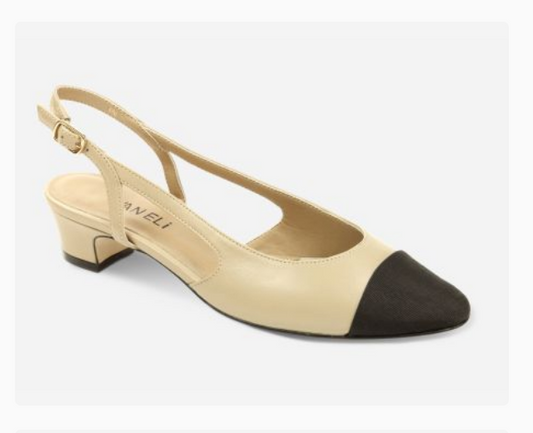 Marmi Shoes Women's Vaneli Aliz - Pudding Nappa w/Black Fabric