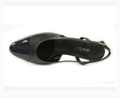 Marmi Shoes Women's Vaneli Aliz - Navy Nappa w/Navy Patent