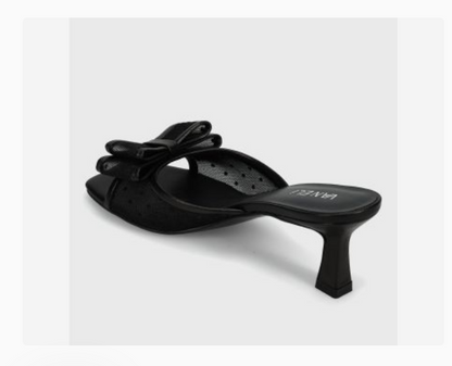 Marmi Shoes Women's Vaneli Maddy - Black Nappa