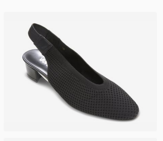 Marmi Shoes Women's Vaneli Abira - Black Stretch Knit