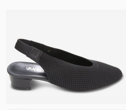 Marmi Shoes Women's Vaneli Abira - Black Stretch Knit