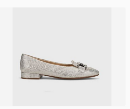Marmi Shoes Women's Vaneli Tansy - Off White Silver Agora