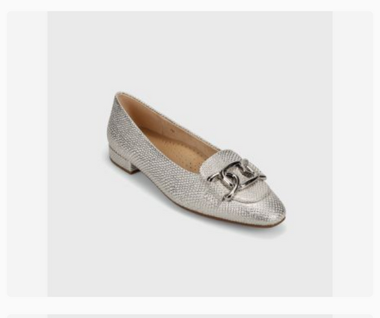 Marmi Shoes Women's Vaneli Tansy - Off White Silver Agora