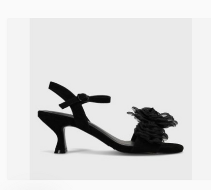 Marmi Shoes Women's Vaneli Lapis -  Black Suede