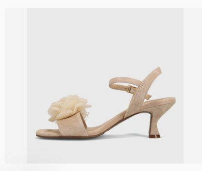 Marmi Shoes Women's Vaneli Lapis -  Nude Suede