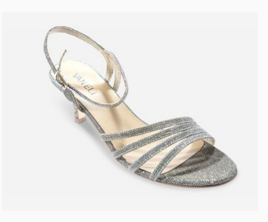Marmi Shoes Women's Vaneli Mimi - Platinum Nizza Fabric