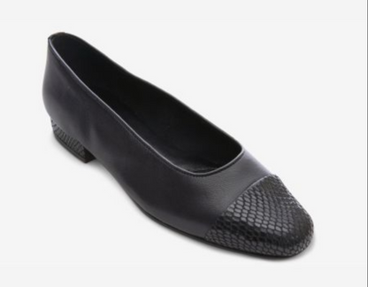 Marmi Shoes Vaneli Fc-313 - Black Nappa/Black Snake Print