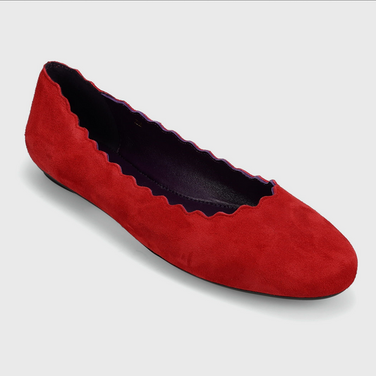 Marmi Shoes Vaneli Gracie - Red Suede