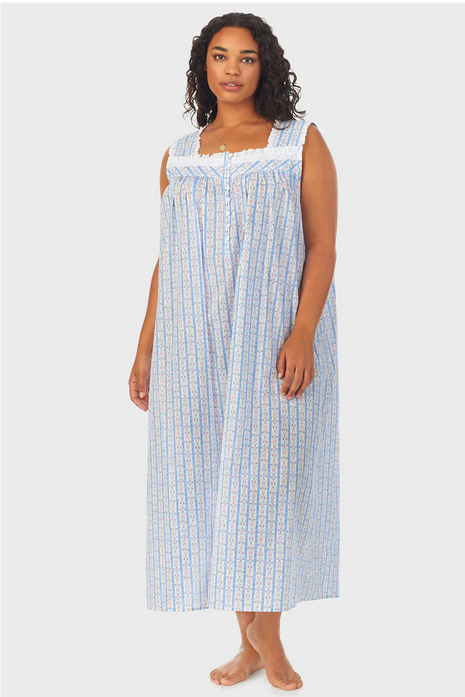 Lanz of Salzburg Women's Tyrolean Heart Cotton Nightgown Plus