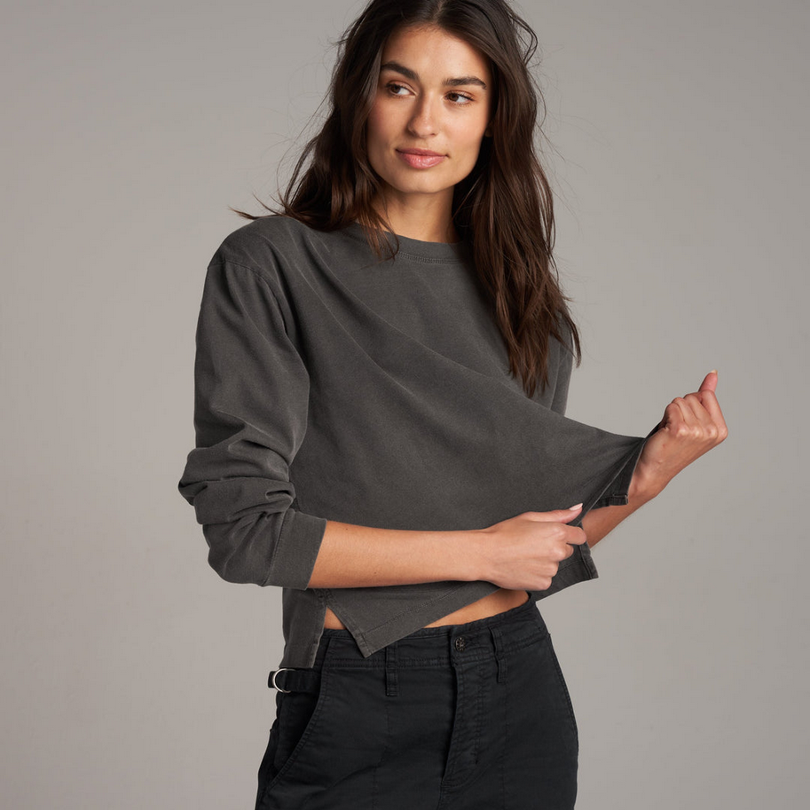 Rowan Women's Reagan Long Sleeve Boyfriend Tee
