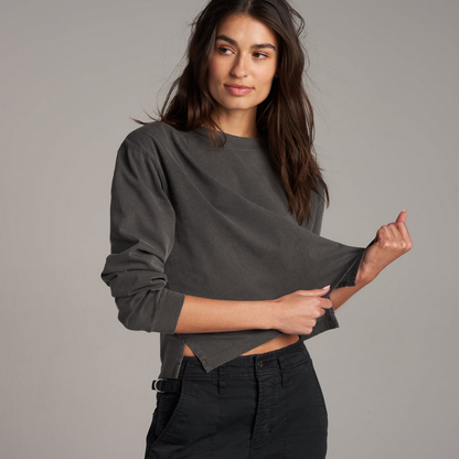 Rowan Women's Reagan Long Sleeve Boyfriend Tee