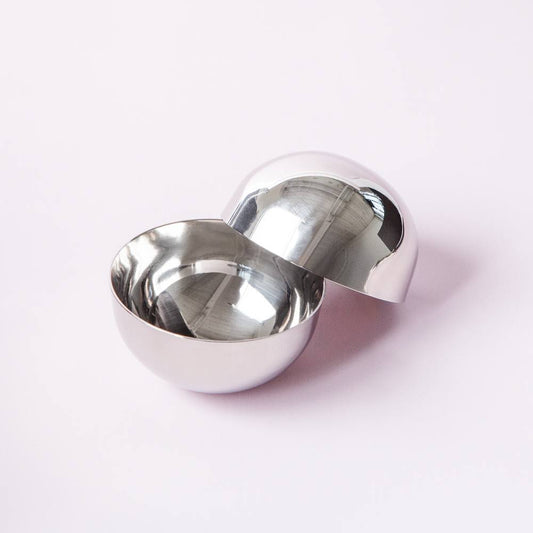 Bramble Berry Stainless Steel Bath Bomb Mold, 2 pieces - 1 mold (x5)