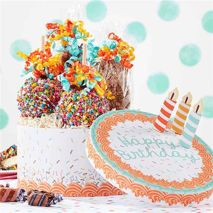 Mrs Prindables Birthday Cake Caramel Apple Gift Set