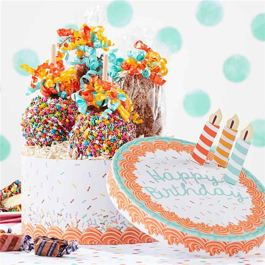 Mrs Prindables Birthday Cake Caramel Apple Gift Set
