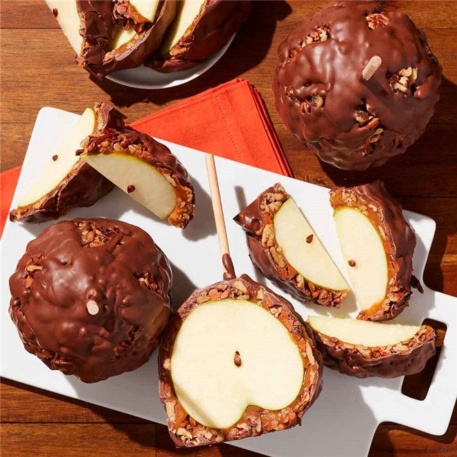 Mrs Prindables Mr. & Mrs. Turkey Jumbo Caramel Apple Gift Set