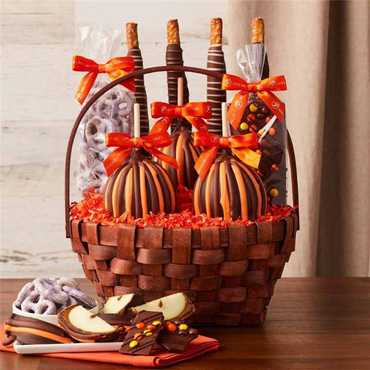 Mrs Prindables Classic Fall Caramel Apple Gift Basket