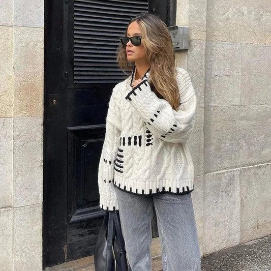 Mermaid Way Cozy Impression Turtleneck Loose Sweater