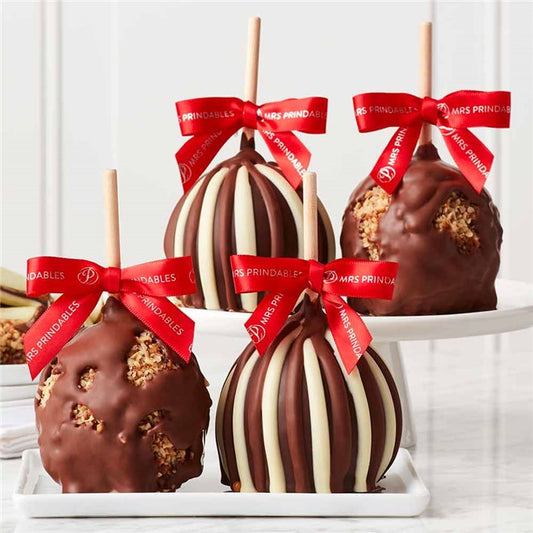 Mrs Prindables Holiday Classic Caramel Apple 4-Pack