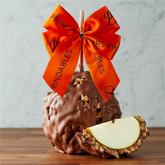 Mrs Prindables Milk Chocolate Walnut Pecan Autumn Jumbo Caramel Apple