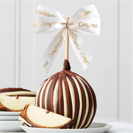 Mrs Prindables Triple Chocolate Congratulations Jumbo Caramel Apple