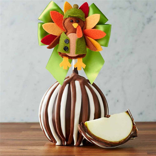 Mrs Prindables Triple Chocolate Mr. Turkey Jumbo Caramel Apple
