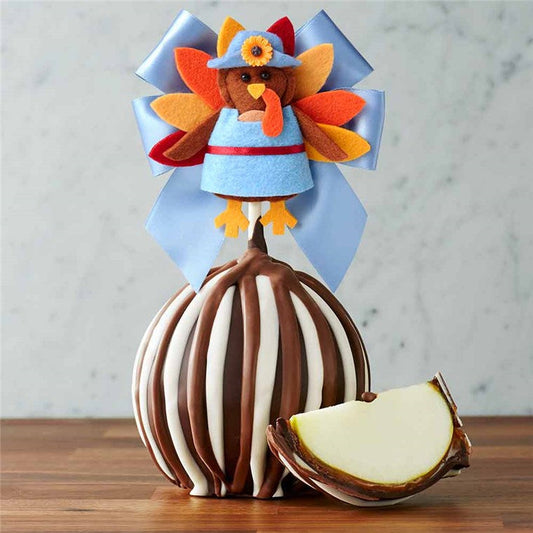 Mrs Prindables Triple Chocolate Mrs. Turkey Jumbo Caramel Apple