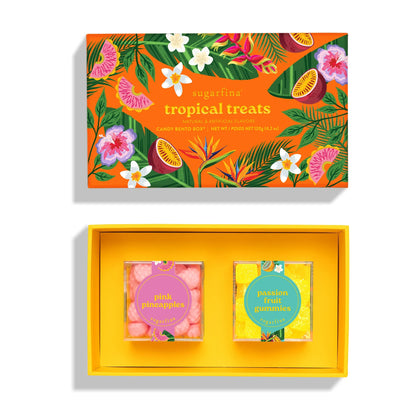 Sugarfina Tropical Treats 2 Piece Candy Bento Box