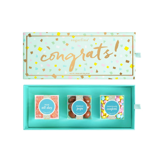 Sugarfina Congrats 3 Piece Candy Bento Box
